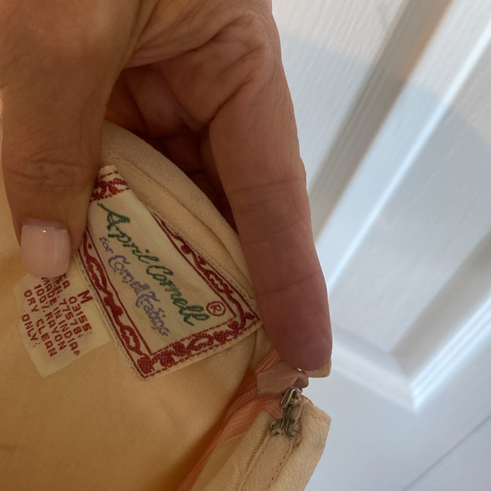 🦚Vintage April Cornell Dress🦚 - Picture 9 of 11